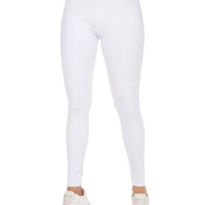 MANCYFIT Thermal Pants Women's Thermal Underwear Bottoms Thick Fleece Lined Leggings Women Cold Weather White Small