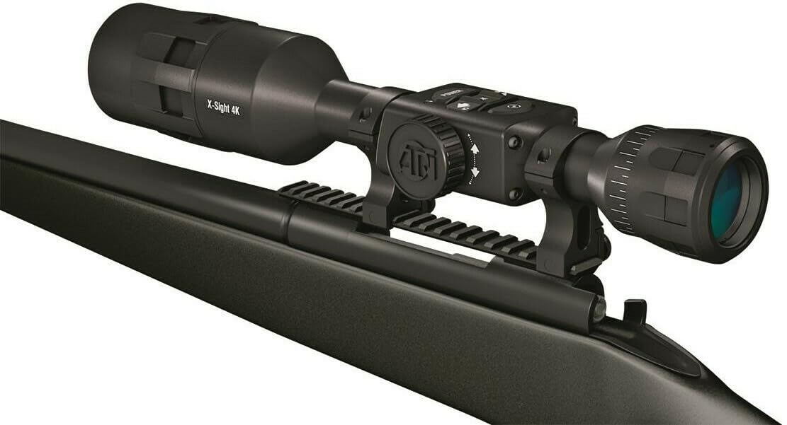 ATN X-Sight-4k Pro 3-14x Smart Day/Night Hunting Riflescope with Full HDVid Bundle with Weapon Kit (2 Items)