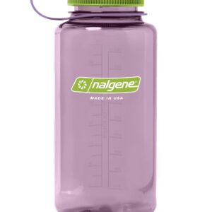 Nalgene Sustain Tritan BPA-Free Water Bottle Made with Material Derived from 50% Plastic Waste, 32 OZ, Wide Mouth, Dove Gray