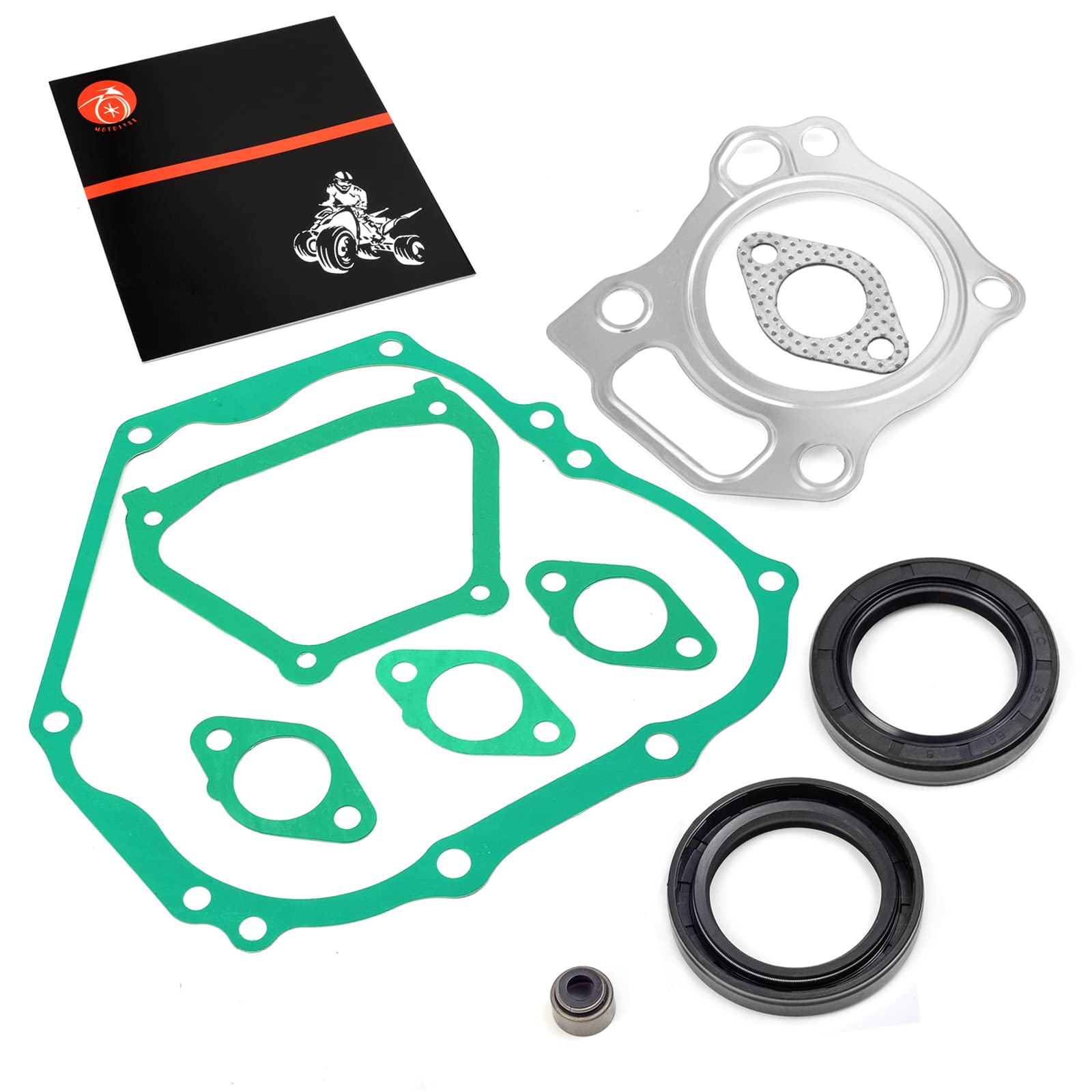 Gaskets Seals Rebuild Kit Compatible with Yamaha G11 G16 G20 1997-2002 Gas Golf Cart 301Cc Motor Engine Jn6-11181-00