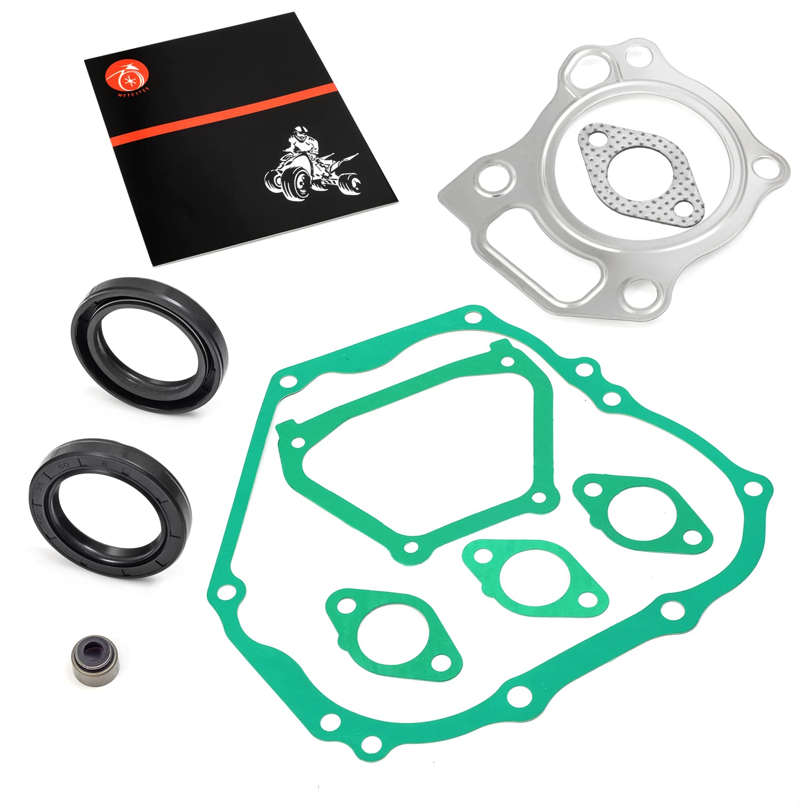 Gaskets Seals Rebuild Kit Compatible with Yamaha G11 G16 G20 1997-2002 Gas Golf Cart 301Cc Motor Engine Jn6-11181-00