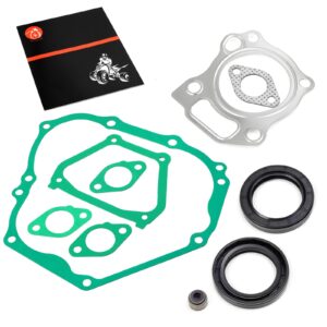 gaskets seals rebuild kit compatible with yamaha g11 g16 g20 1997-2002 gas golf cart 301cc motor engine jn6-11181-00