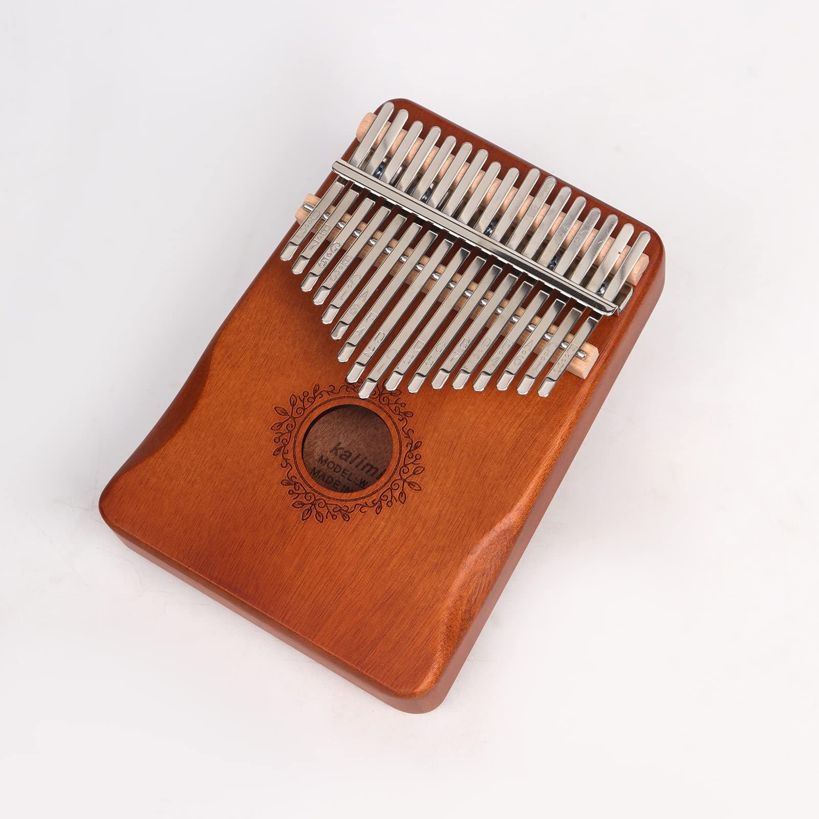 POKHDYE Kalimba thumb piano 17 key, portable mahogany Finger Piano gift, suitable for children and adult beginners, FDS2