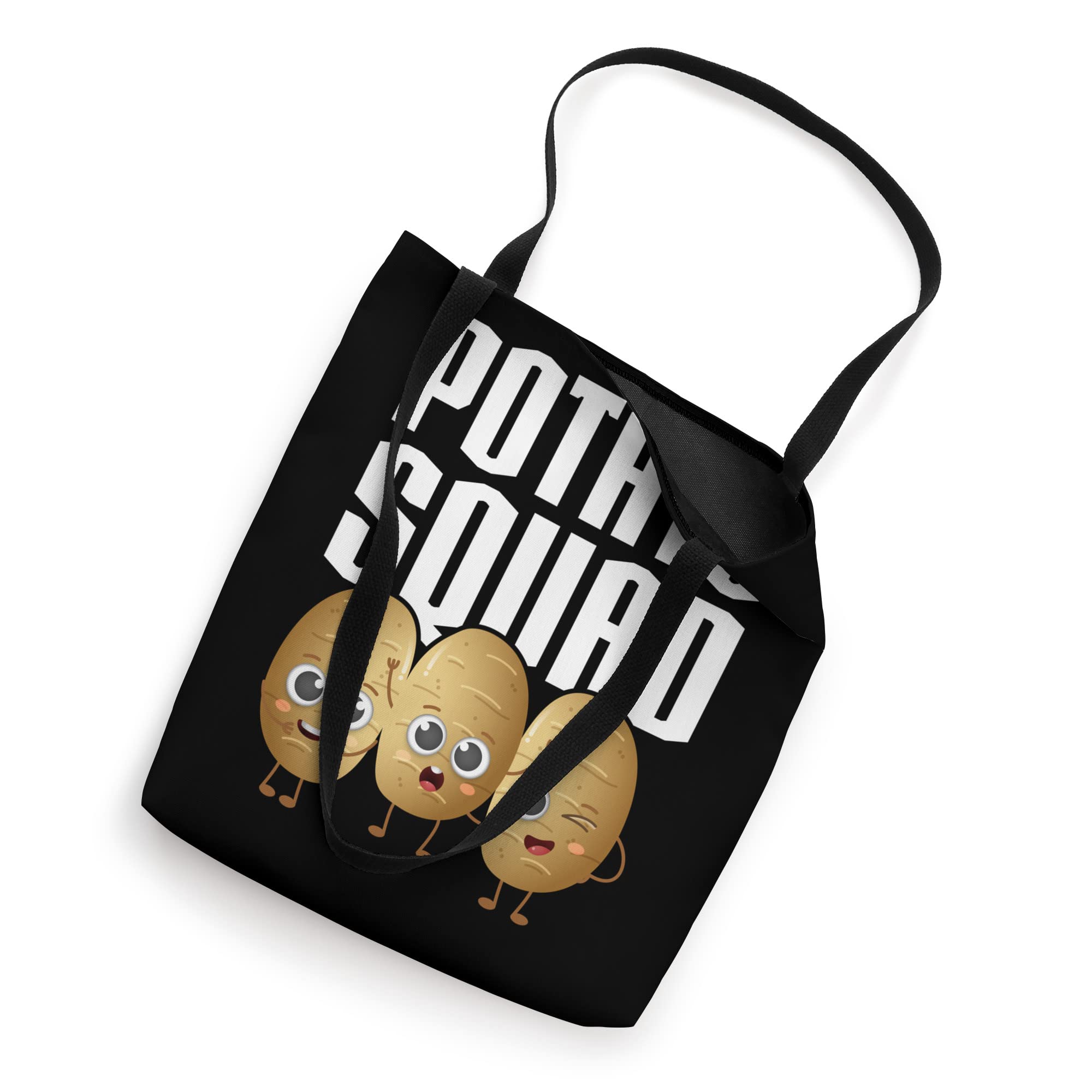 Potato Squad Funny Design Vegan Tee Vegan Costume Vegan Tote Bag