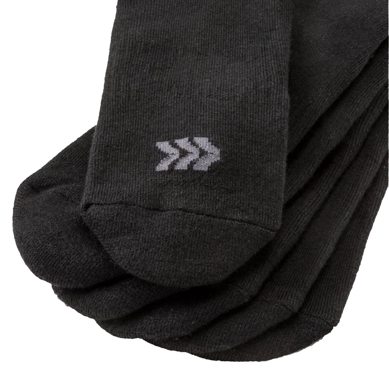 All in Motion Men's Crew Cushion Athletic Socks 12pk - (Black, 6-12)