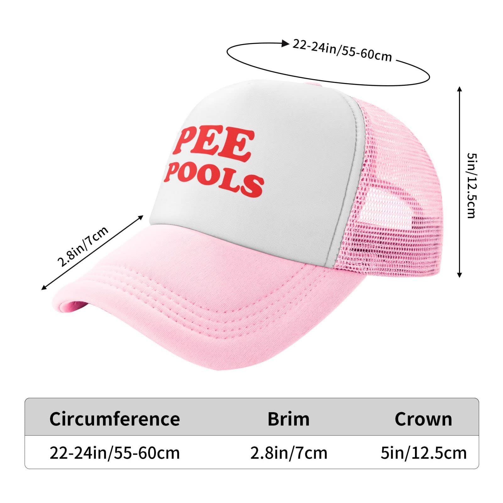 Unisex I Pee in Pools Hat Baseball Cap Snapback Hats Adjustable Cap