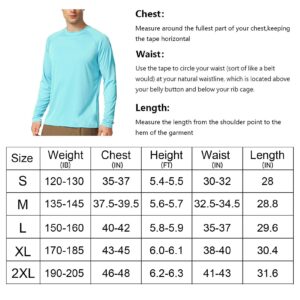 Men's Sweatshirts UPF 50+ Long Sleeve T-Shirts Lightweight Shirts Pullover Breathable Tee for Fishing Hiking Running Fluorescent XL