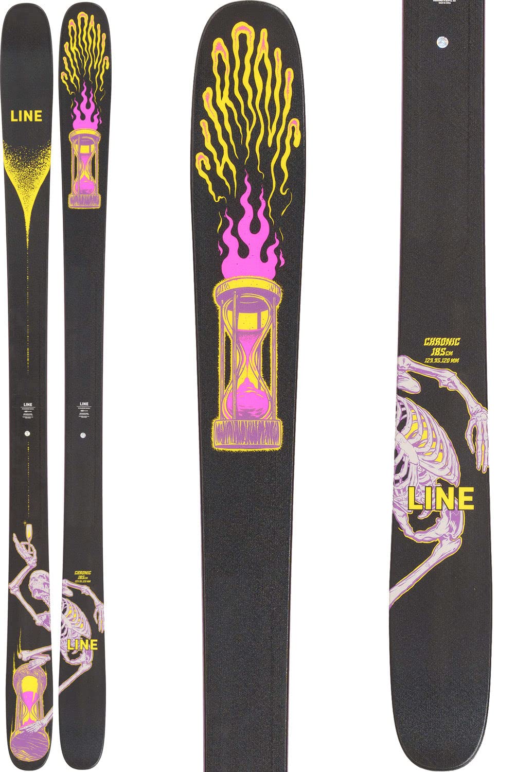 LINE Chronic Skis Mens Sz 178cm, Multi