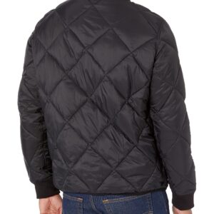 Calvin Klein Men's Reversible Diamond Quilted Jacket, Black, Large