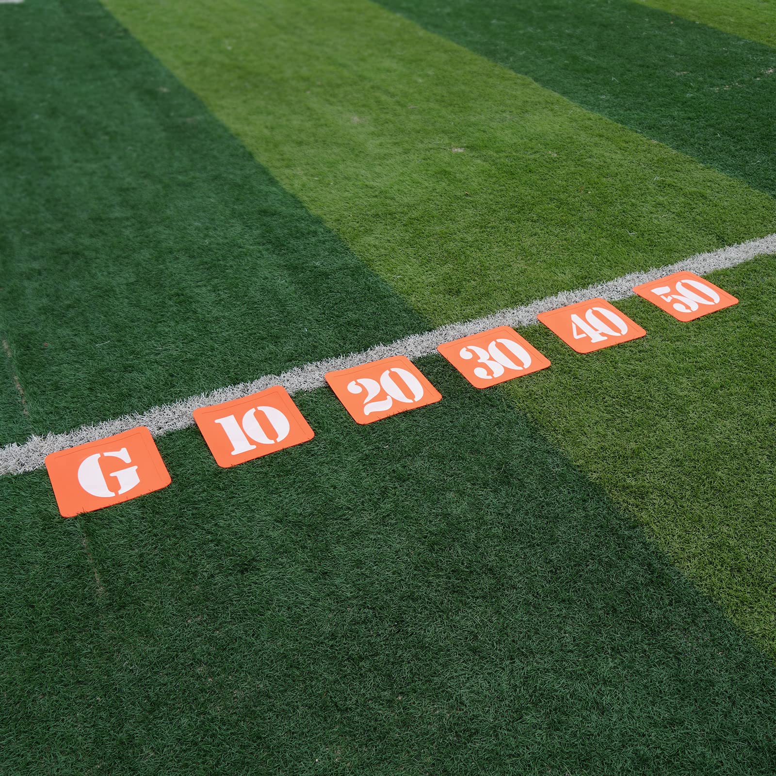 Eco Walker Football Field Yard Line Markers Yardage Markers with Portable Carrying Bag