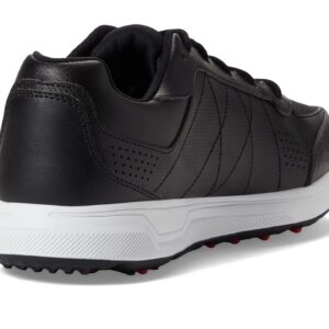 Skechers Men's Go Prime Relaxed Fit Spikeless Golf Shoe Sneaker, Black/Red, 8.5