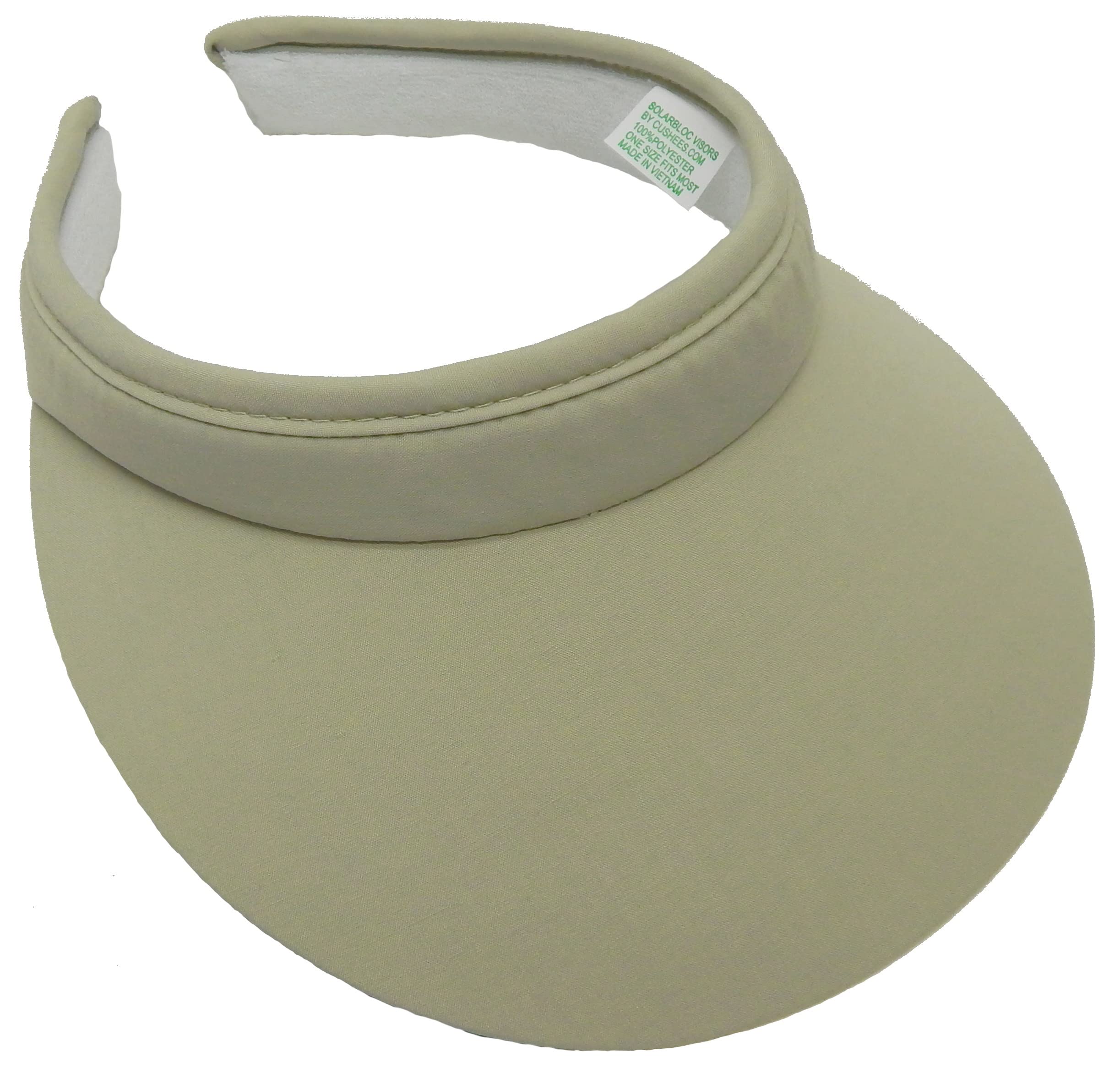 Women's Slip-on Visor, Beige, one Size fits Most