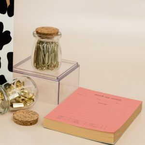 Kate Spade New York Memo Notepad, Small Scratch Pad for Notes, Cute Pink Writing Pad with 125 Sheets, Mark My Words