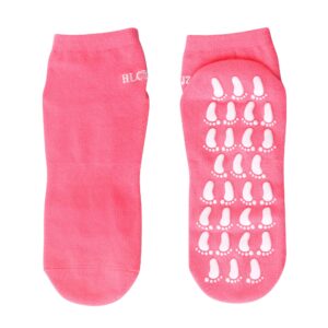 HLCYJZSD 5 Pairs Non Slip Yoga Socks for Women, Skid Slipper Socks with Grippers for Pilates Dance Ballet Trampoline