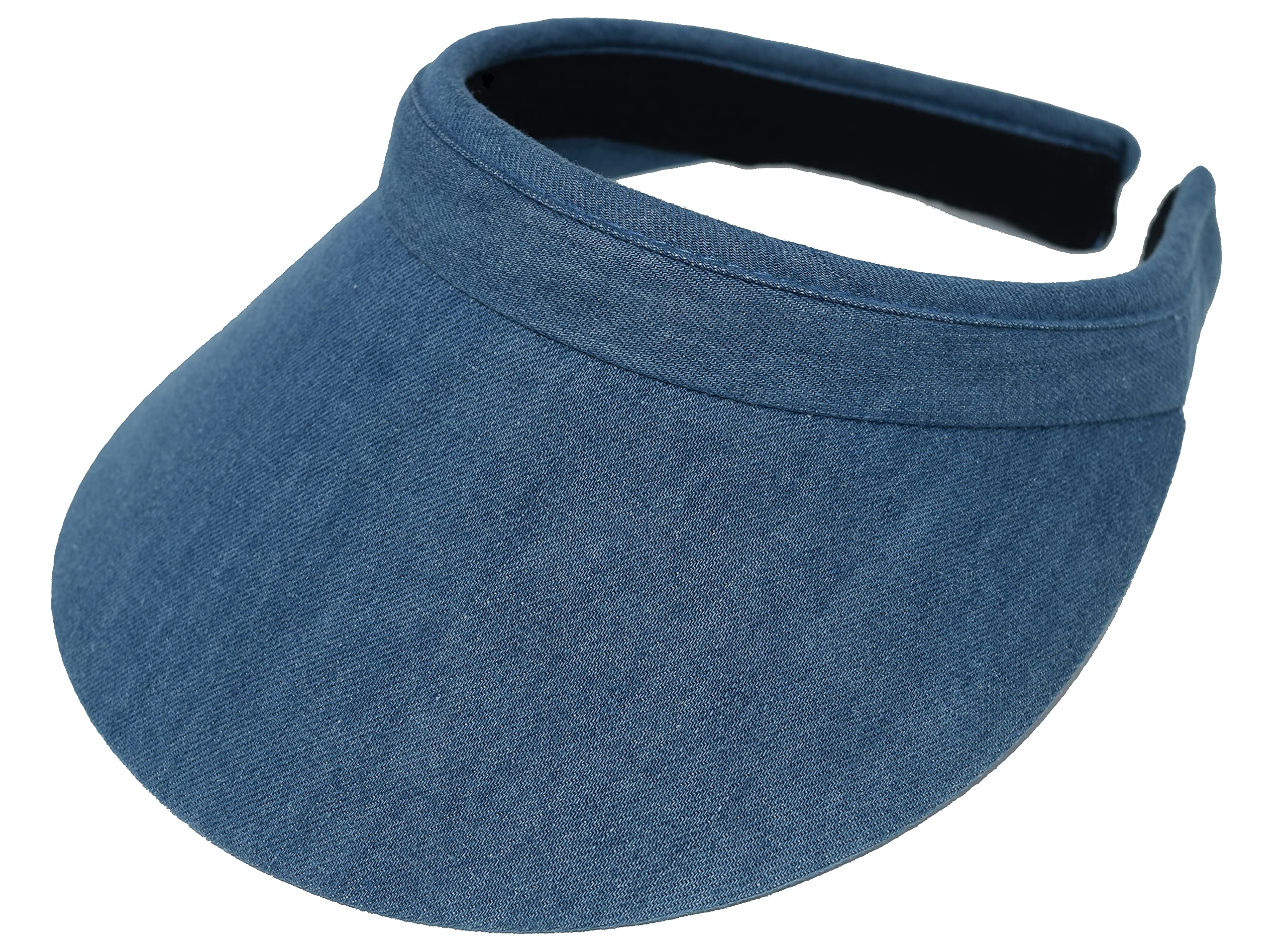 Women's Slip-on Visor, Denim, no Size