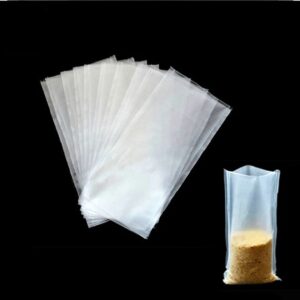 INOOMP 50pcs PVA Carp Fishing Bags Quick Water Soluble Baits Bag for Boilie Rig Baits Carp Fishing Equipment Tackle Kit