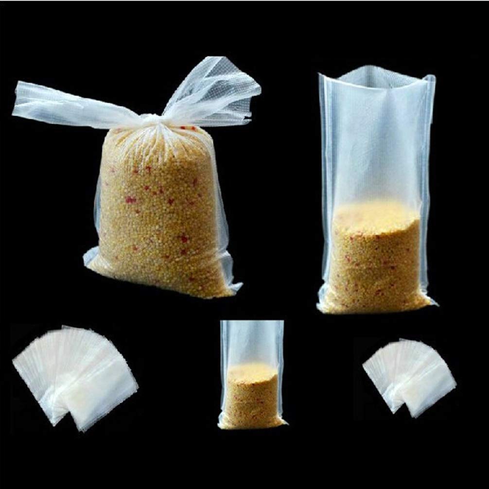 INOOMP 50pcs PVA Carp Fishing Bags Quick Water Soluble Baits Bag for Boilie Rig Baits Carp Fishing Equipment Tackle Kit