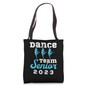 dance team senior 2023 senior night graduation grad tote bag