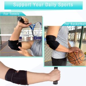 Eojuuri Elbow Brace For Tendonitis And Tennis Elbow Brace For Men, Elbow Support Elbow Pads Tennis Elbow Strap, Ulnar Nerve Brace For Joint, Arthritis Pain Relief, Tendonitis, Sports Injury Recovery