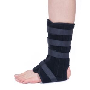 ankle support brace ankle brace stirrup ankle splint adjustable rigid stabilizer for sprains tendonitis, post-op cast support and injury protection for women men ankle stabilizer brace stirrup splint