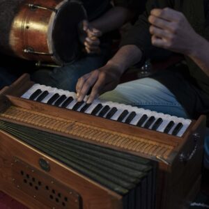 Bhava Studio Harmonium | Concert Teak Edition | Professionally Tuned & Refined in U.S~ Handmade in India, Ethically Sourced, Premium Quality and Finish | Long Sustain and Clear, Warm Tonality