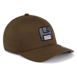 JPAK Disket Embroidered Flexfit Cap Retro PC Khaki