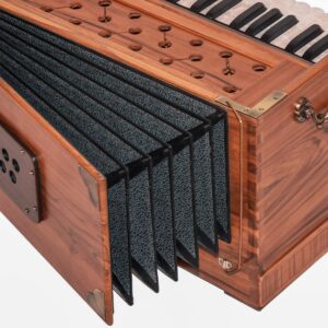 Bhava Studio Harmonium | Concert Teak Edition | Professionally Tuned & Refined in U.S~ Handmade in India, Ethically Sourced, Premium Quality and Finish | Long Sustain and Clear, Warm Tonality