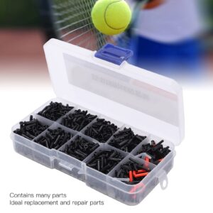 1 Box Badminton Grommets,Tennis Stringing Machines & Tools,Universal Badminton Racket Grommets Nylon Racquet Eyelets Bucket String Protector Stringing Tools For Tennis Pickball Squash