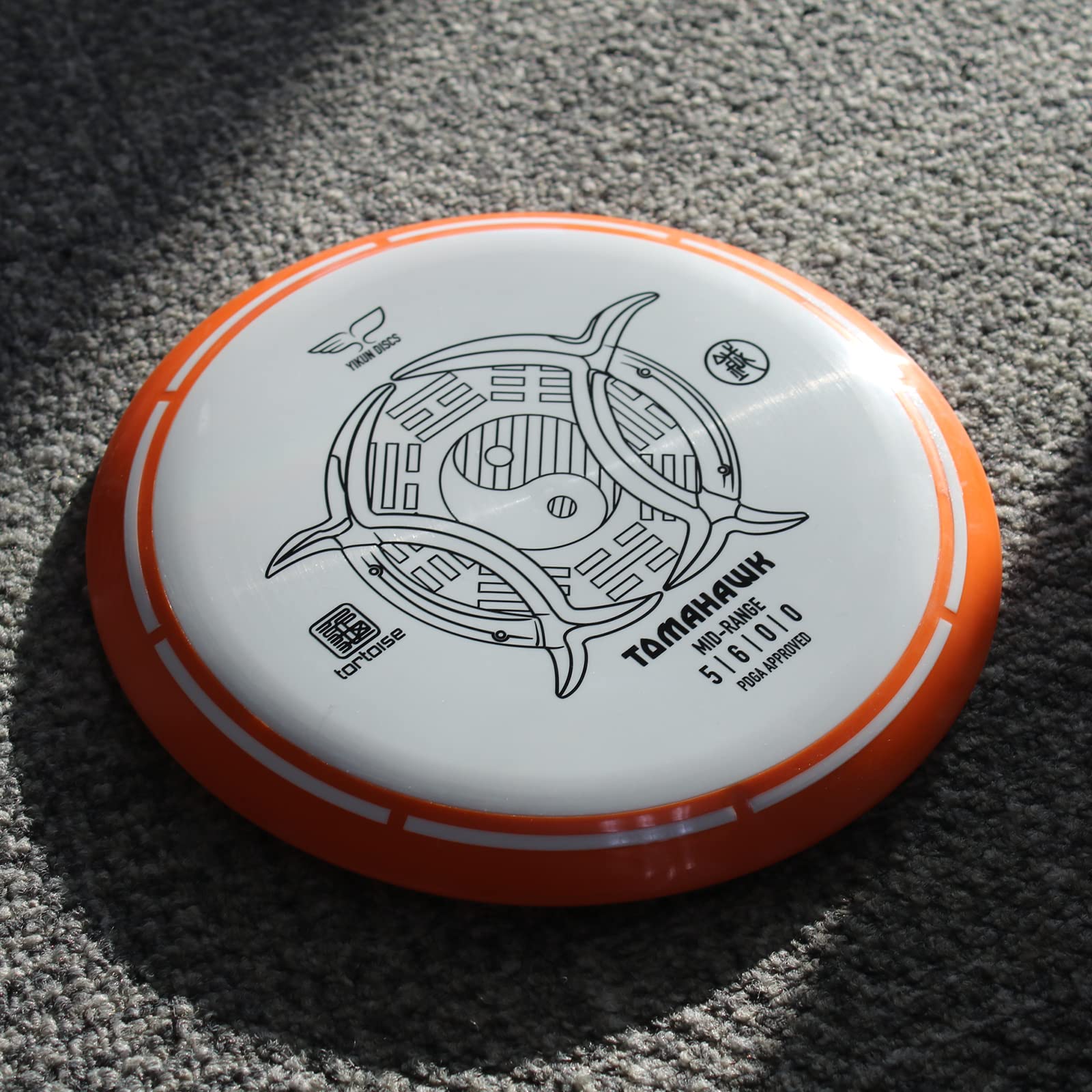 Yikun Professional Disc Golf Midrange 170-175g Professional PDGA Approved Golf Mid-Range Disc Golf Overstable Midrange Discfor Outdoor Games and Competition