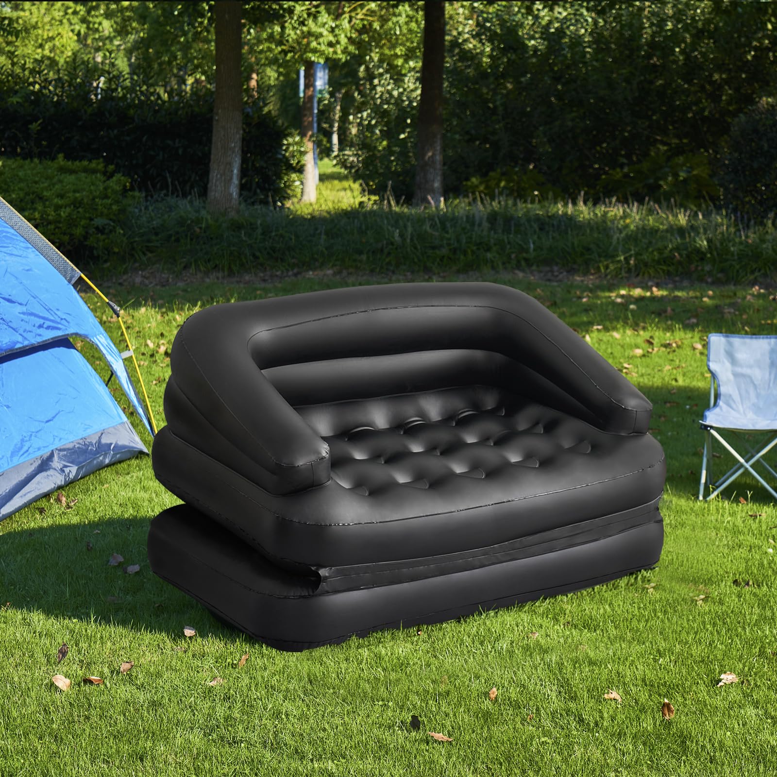 DIMAR GARDEN Inflatable Couch Blow Up Couch Mattress,Outdoor Air Sofa Bed for Camping,Full Size