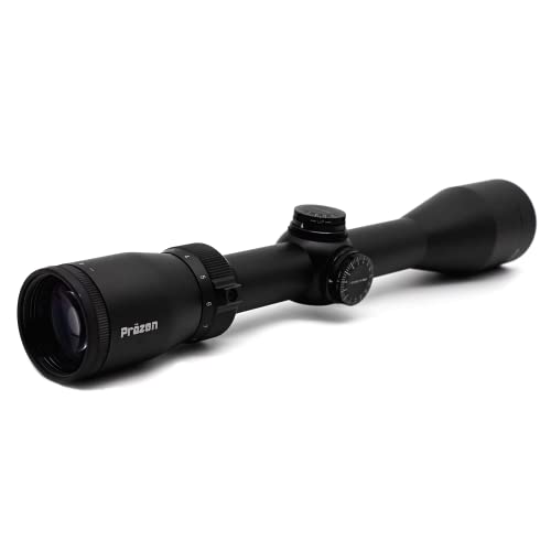 Prazen Optics Ridgesite Riflescope, Second Focal Plane, Fully Multi Coated Lens', IPX7 Waterproof, Capped Turrets, Premium Quality Scope (SHR Reticle, 4-12x40)…