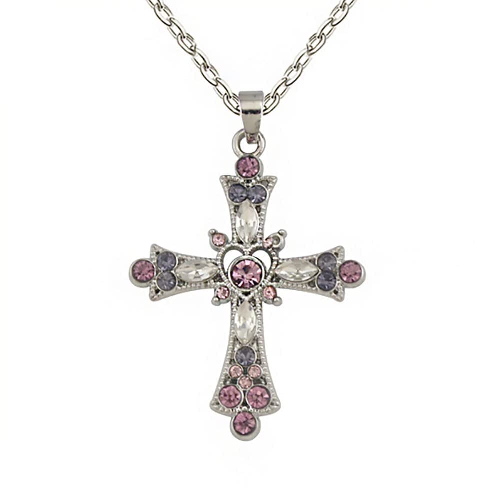 LIRUNQIN Y2k Necklaces Coquette Jewelry Indie Jewelry Cross Necklace Accessories Grunge Emo Punk Gyaru Necklaces for Women