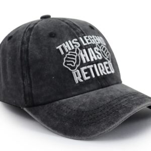 Retirement Gifts for Men Women 2023, Retirement Party Decorations Hat, Funny This Legend Has Retired, Adjustable Baseball Cap for Dad Mom Husband Wife Grandma Grandpa Teacher Coworker Boss Retirees