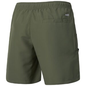 BASSDASH Men's 8''Fishing Water Shorts Quick Dry UPF 50+ Lightweight Cargo Hiking Kayaking Casual Bottom