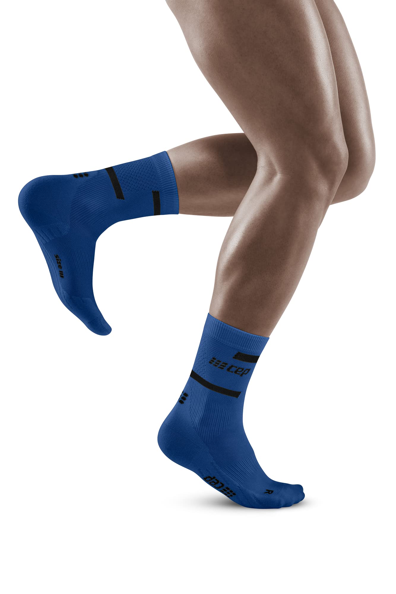 The Run Socks Mid Cut 4.0, Blue, Men, IV