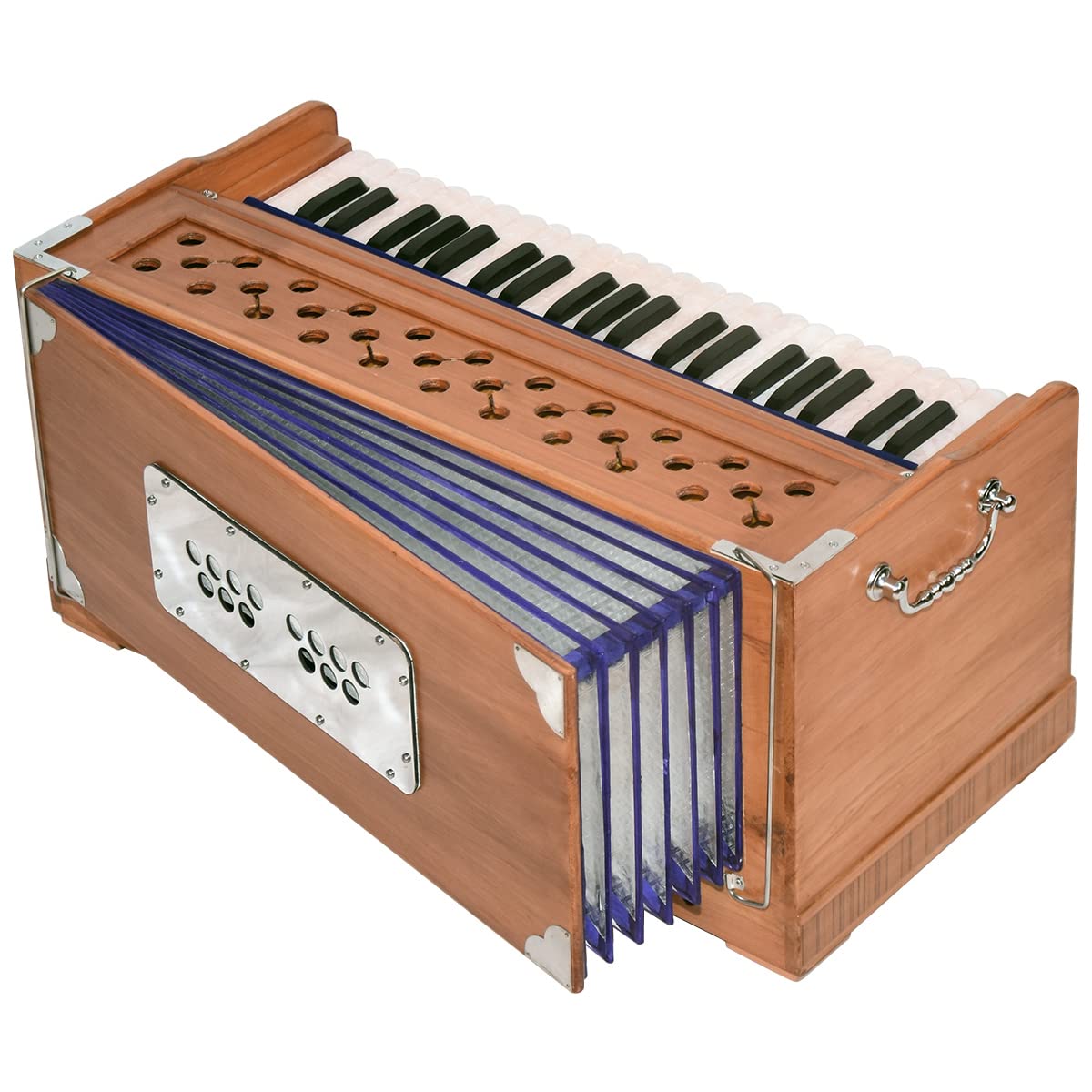 Bhava Studio Harmonium | Standard Edition | 42 Key | Professionally Tuned & Refined in the U.S~ Handmade in India, Ethically Sourced | Long Sustain and Warm Tonality