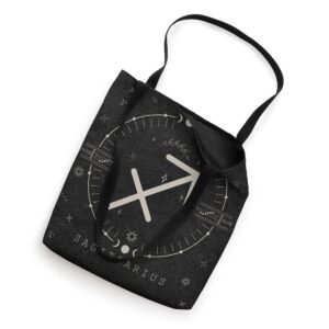 Aesthetic Sagittarius Zodiac Sign Astrologic Stars Celestial Tote Bag