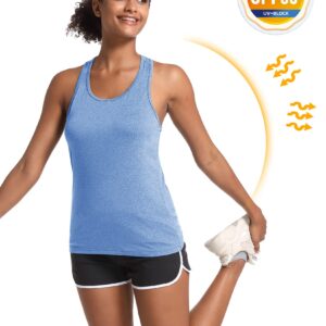 MAGCOMSEN Sleeveless Tops for Women Running Tank Tops for Women Dry Fit Shirts Summer Shirts Womens Tank Tops Gym Tank Tops Yoga Tops Women