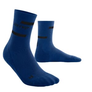 The Run Socks Mid Cut 4.0, Blue, Men, IV