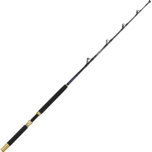 FISHAPPY Saltwater Offshore Straight Butt Trolling Rod Big Game Rod Conventional Boat Fishing Pole (5'1'' - 80-120lbs - 1 Piece)