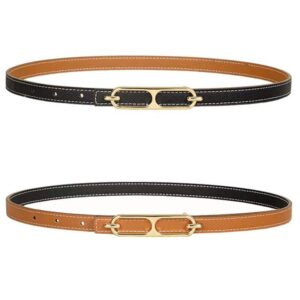 supleap women fashion belt for dress jean skinny leather belts gold alloy buckle(black)