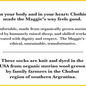 Maggie's Organic Dark Urban Hiker Crew Wool Socks (as1, alpha, l, regular, regular, Dark Purple, Large)