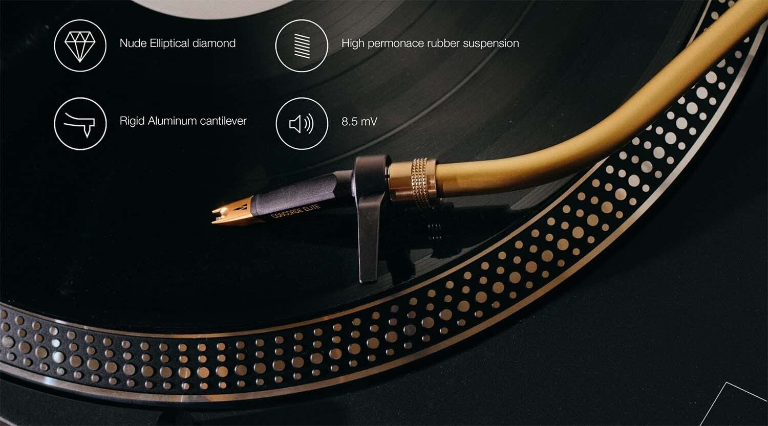 Ortofon Concorde Elite Turntable Cartridge and Stylus