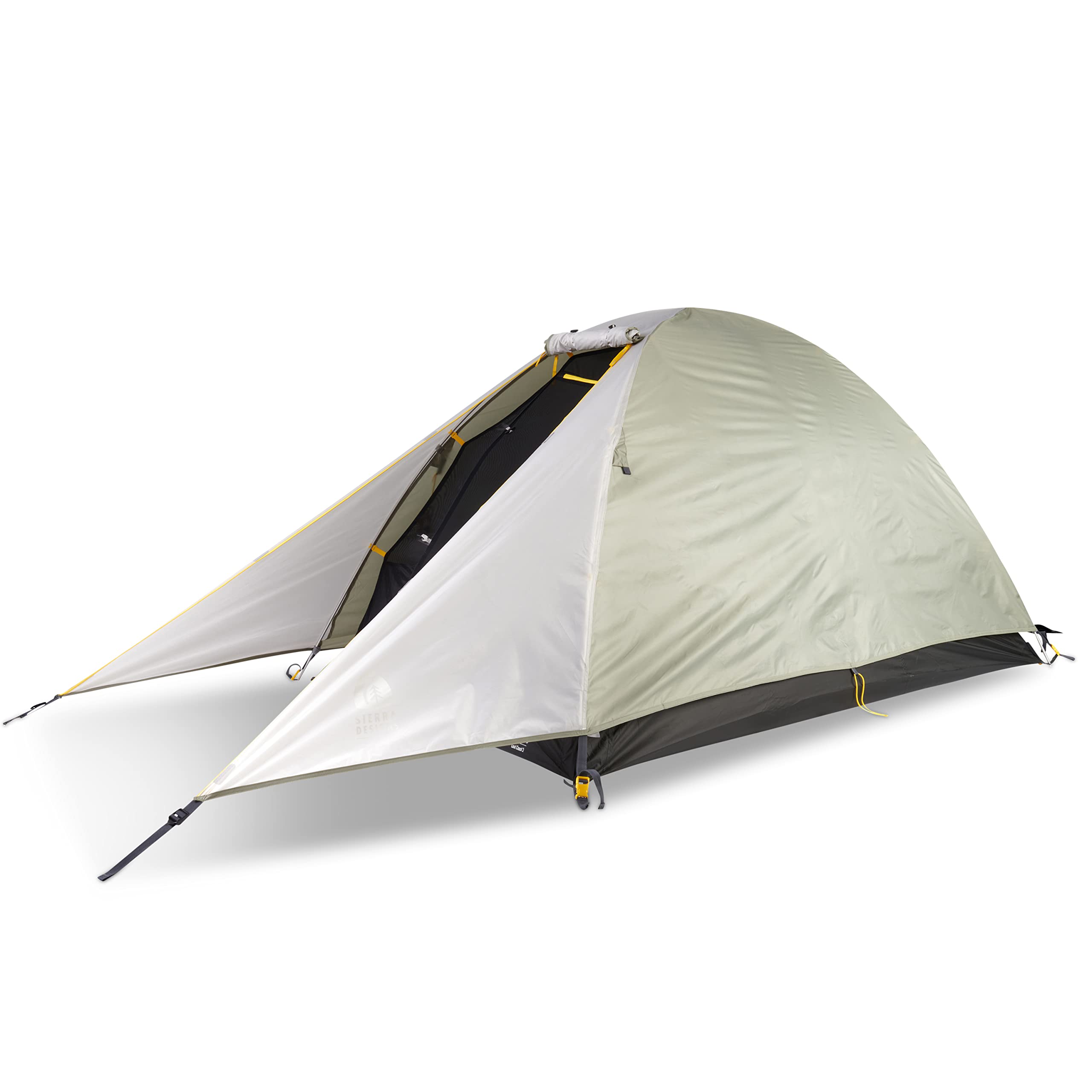 Sierra Designs Lost Coast 2 Tent - Great for Backpacking and Camping - 2 Person - Aluminum Tent Poles - Includes a Burrito Bag for Storage