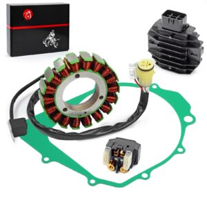 Stator & Rectifier RELAY Gasket Compatible With Yamaha Raptor 350 2004-2013 5NF-81410-00-00 1D0-81940-02-00 5GT-81960-00-00