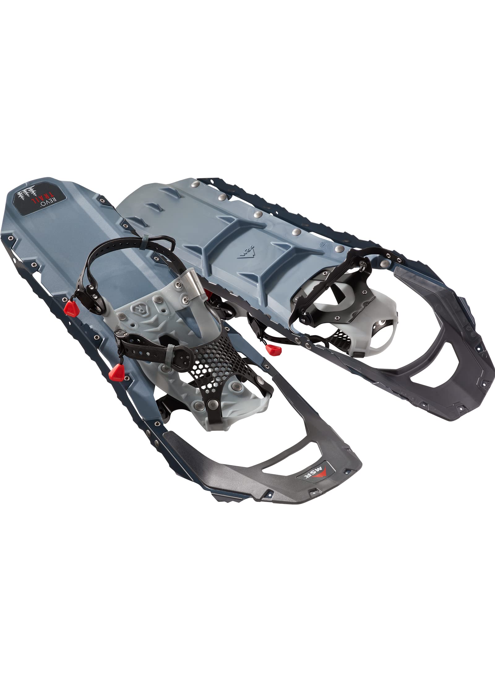 MSR unisex adult Revo Trail Snowshoes Snowshoes, Marine Fog, 25 IN US