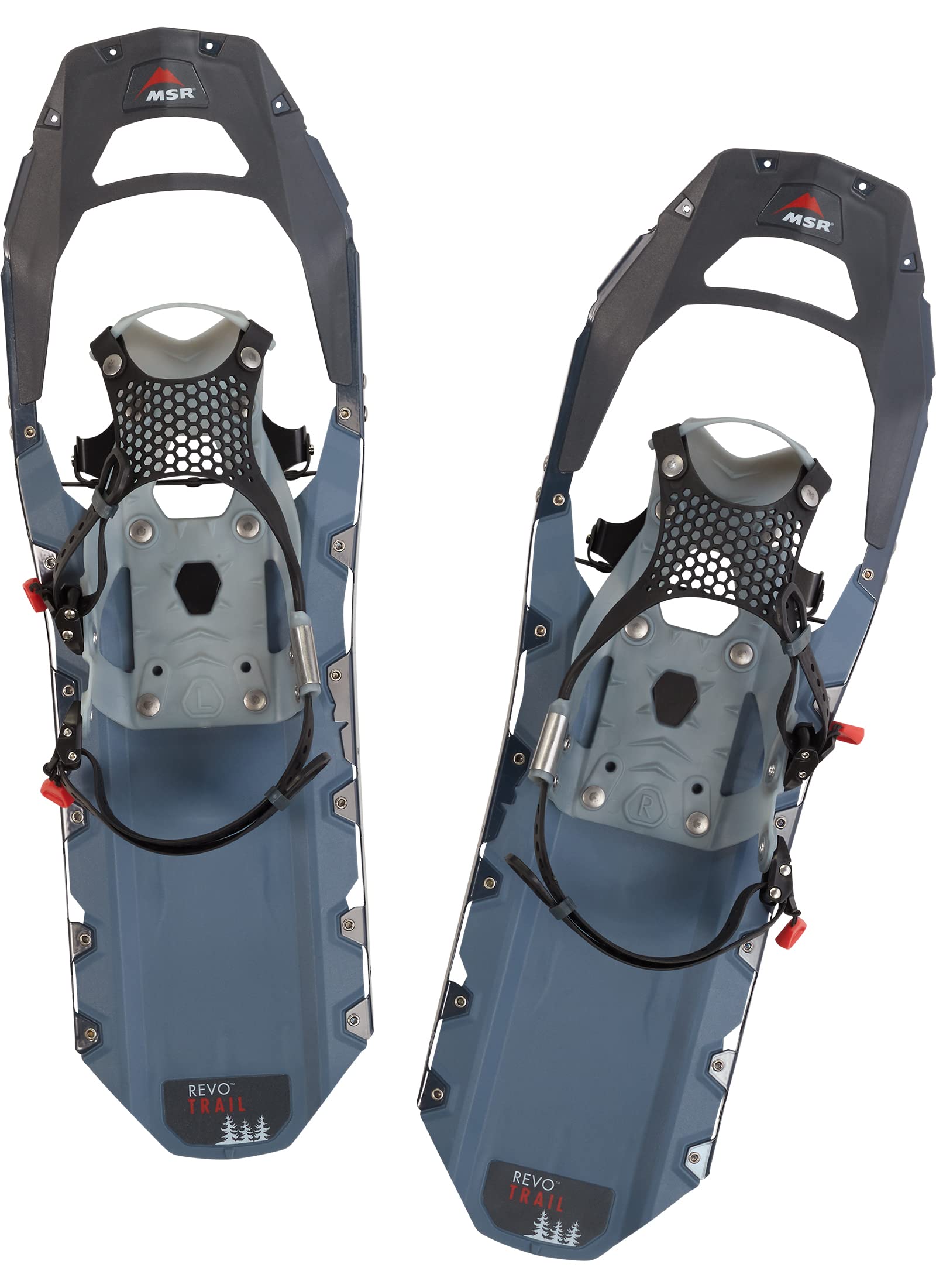 MSR unisex adult Revo Trail Snowshoes Snowshoes, Marine Fog, 25 IN US