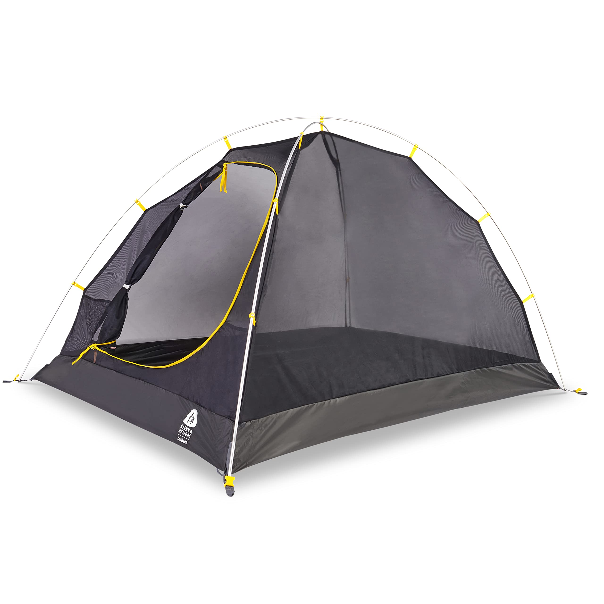 Sierra Designs Lost Coast 2 Tent - Great for Backpacking and Camping - 2 Person - Aluminum Tent Poles - Includes a Burrito Bag for Storage