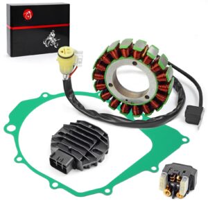 Stator & Rectifier RELAY Gasket Compatible With Yamaha Raptor 350 2004-2013 5NF-81410-00-00 1D0-81940-02-00 5GT-81960-00-00