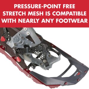 MSR unisex adult Revo Trail Snowshoes Snowshoes, Marine Fog, 25 IN US